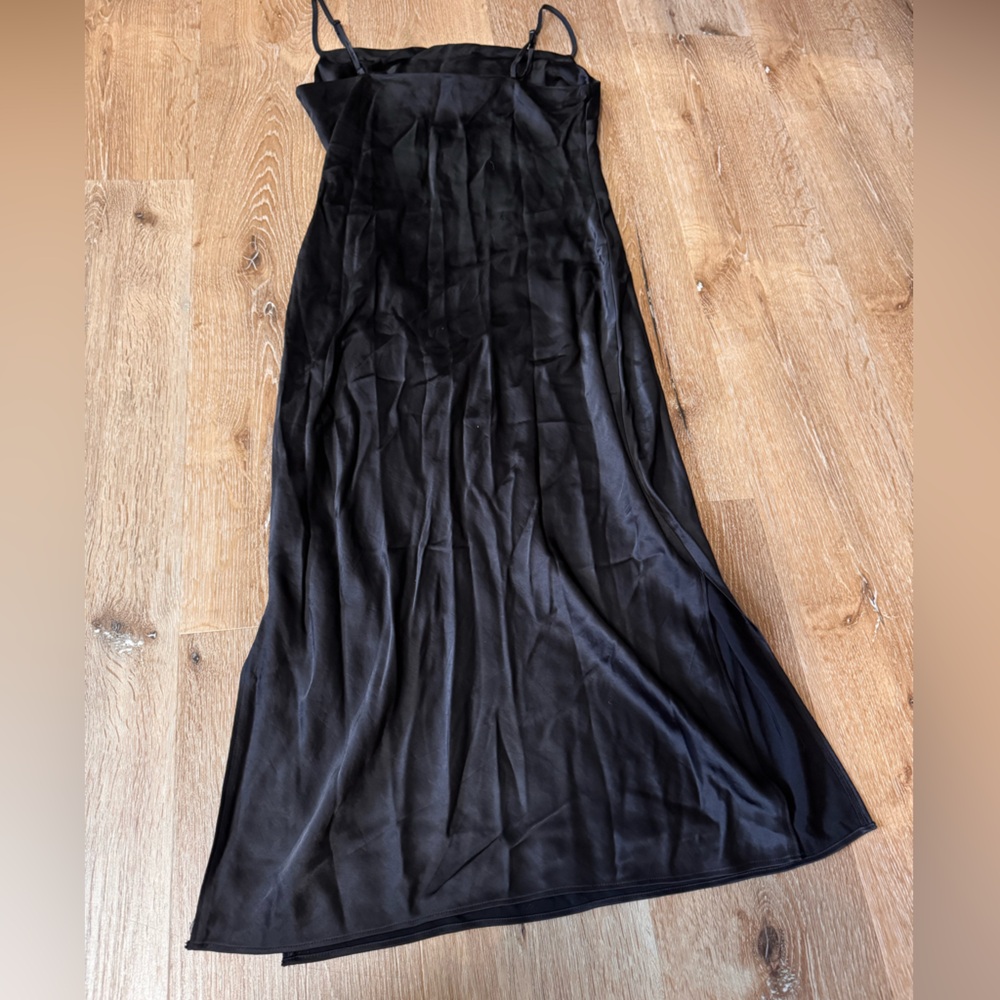 Express Black Maxi‎ Slip Dress Size XS - Picture 2 of 3